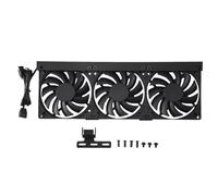 Cpolebev Ventola di Raffreddamento GPU Universale 3X90Mm ARGB SYNC Lighting 5V Indirizzabile RGB Silent Chassis Ventola di Raffreddamento della Scheda Grafica PCI