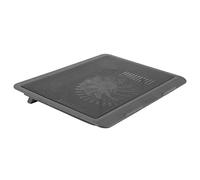 Cpolebev Ventola di Raffreddamento per Laptop con Ventole, Ventola di Raffreddamento per Laptop Portatile con Porta USB 2 nel 1, Luce LED Blu, Supporto Regolabile