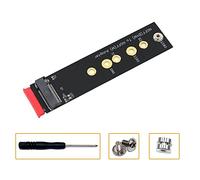 Cpolebev Versione M.2 (NGFF) Chiave B+M a Chiave M Adattatore per Bus PCI-E SSD Supporta 2242/2260/2280 Tipo M.2 Chiave M Dimensione SSD