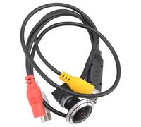 Cpolebev Videocamera Panoramica Fish-Eye AHD da 1,7 mm 2MP 1080P Telecamera per Spioncino per Porta Grandangolare per Sicurezza Domestica NTSC