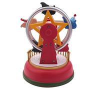 Cpolebev Xmas Glowing Music Carousel Ruota Panoramica Regali di Natale Regali della Vigilia di Natale Ornamenti di Natale Regali per la Decorazione della Casa B