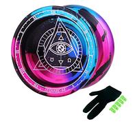 Cpolebev Yoyo Professionale nel Lega Yoyo 10 con Cuscinetti un Sfera Yoyo per Principianti, 5