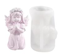 cPrayer Angel Silicone Mold | Cute Angel Shaped Resin Molds Silîcone withFlexible, DIY, Crafts, Handmade Aesthetic Crafts Reşin Epoxy Moldş for Clay, Plaster, Ice Cubes, Candles, Cake Topper