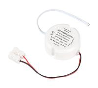 CPROSP 1 Pezzo Alimentatore Driver LED Rotondo 24V 30W con Connettore a Filo, Trasformatore 220v a 12v Impermeabile IP67, Alimentatore led Corrente Costante 55 x 23 mm per Sotto-Armadio Luce