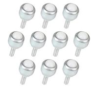 CPROSP 10 Pezzi Ruote Girevoli A Sfera con M5 Asta Filettata 16.5 mm, Rotelle a Sfera Piccole in Nylon, Ruote con Cuscinetti 360° per Mobili, Armadi, Carrelli