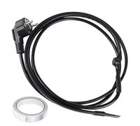 CPROSP 1m Cavo Riscaldante con Termostato 250V 24W/m, Cavo Scaldante Antigelo, Cavo Riscaldante Antigelo con Spina di Messa a Terra, Impedisce il Congelamento di Tubi, Grondaie e Piante.