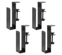 CPROSP 2 Coppia Supporto Laterale per Laptop, Contenitore Laterale per Scrivania, Supporto da Scrivania per Laptop per Raffreddamento del Computer, Regolabile, Interno in Silicone Antigraffio