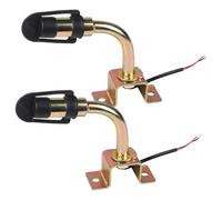 CPROSP 2 pezzi Piantone Supporto per Girofari per Trattore, Montaggio Supporto per Trattore Luce Lampeggiante con Cavo e Copertura, Universale, per Tutte le Marche di Macchine Agricole e Trattori