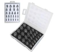 CPROSP 25pcs Estrattore per Viti Danneggiate e Bulloni - Kit Rimozione Viti Spanate a Bussola e Sinistra per Bulloni Rotti