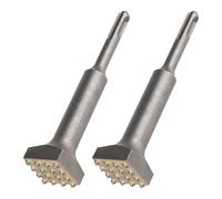 CPROSP 2Pcs Scalpello SDS Plus 150 * 32mm, Punta per Boccola a Testa Quadrata 16 Denti, Trapano Elettrico a Percussione con Testa Quadrata, per Piastrelle, Cemento, Mattoni, Muratura