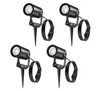 CPROSP 4PCS Faretti da Giardino Gu10, 5W 3000K Bianco Caldo LED