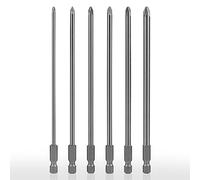 CPROSP 6x Bit Avvitatore Lunghi 150mm, Punta a Croce Con Codolo Esagonale Per Cacciaviti Elettrici Manuali, Trapani
