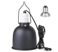 CPROSP Cupola Profonda Rettile Light Fixture E27 con 1 Lampada Riscaldante, Alluminio Rettile Lampada Riscaldante, per Tartaruga Lucertola Drago Barbuto Rettile Amphibians