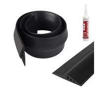 CPROSP Guarnizione Soglia Porta Garage 1 M * 78 mm con Adesivo, Altezza 14 mm, Guarnizione Della Porta del Garage, per Capannoni e Magazzini, Impedisce le Infiltrazioni di Acqua e Vento