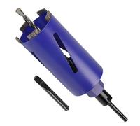 CPROSP M22 Corona Diamantata per Carotatrici Ø82mm L200mm, con Adattatore SDS PLUS e Punta di Centraggio, Corona per Foratura a Umido e a Secco, per Forare Calcestruzzo, Muratura e Pietra