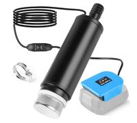 CPROSP Pompa Sommergibile Portatile, Compatibile con Batteria Bosch PBA da 18 V (Senza Batteria), 30L/min Pompa di Trasferimento, per Piscina, Giardino, Acquario, Stagni, Campeggio