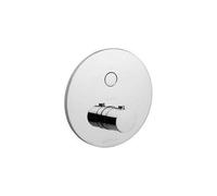 CPT013CR Set esterno termostatico incasso doccia piastra Tonda COMPACT PAFFONI