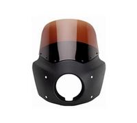 CPTDE Griglia Protezione Faro Per Softail M8 Per Low Per Rider S 114 117 | Per Softail M8 Per Low Per Rider S 114 117 FXLRS Anteriore Club Style Parabrezza Carenatura Faro Da 5,75 Pollici 2020-2023