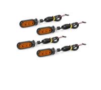 CPTDE Indicatori Direzione LED Indicatori Di Direzione A LED Per Moto | Indicatori Di Direzione A LED Per Moto Lampada Direzionale Che Scorre Ambra Intermitentes Per Monster, Per Scrambler, Per