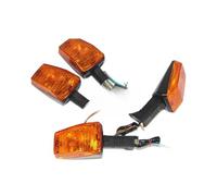 CPTDE Indicatori Direzione LED per MZ ETZ 251 | 2x4x12V Moto Indicatore di direzione anteriore/posteriore Indicatore luminoso di svolta Ambra Giallo Lampeggiante Lampada