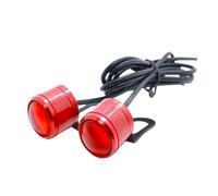 CPTDE Indicatori Direzione LED Per Riflettori Moto DC12V | 2x7 Colori Con Staffe Stroboscopiche Led 5w Eagle Eye Lampeggiante Luci Diurne Per Riflettori Moto DC12V