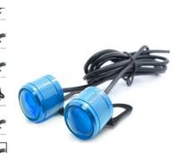 CPTDE Indicatori Direzione LED Per Riflettori Moto DC12V | 2x7 Colori Con Staffe Stroboscopiche Led 5w Eagle Eye Lampeggiante Luci Diurne Per Riflettori Moto DC12V