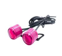 CPTDE Indicatori Direzione LED Per Riflettori Moto DC12V | 2x7 Colori Con Staffe Stroboscopiche Led 5w Eagle Eye Lampeggiante Luci Diurne Per Riflettori Moto DC12V