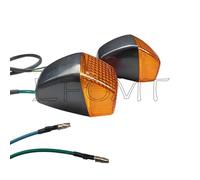 CPTDE Indicatori Direzione LED Per VFR400 NC30 CBR250 MC22 RVF400 NC35 | 2x Indicatore Di Direzione Della Lampada Per VFR400 NC30 CBR250 MC22 RVF400 NC35 NSR250 MC18 MC28 Moto Braker Lampeggiante