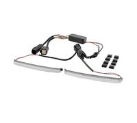 CPTDE Moto LED Stop Freno per borse laterali per moto, con indicatori