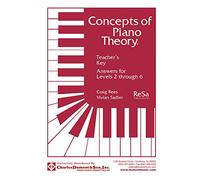 CPTKEY - Concetti di teoria del pianoforte - Risposte chiave dell'insegnante per i livelli da 2 a 6