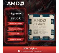 AMD Ryzen 9 9950X processore 43 GHz 80 MB L2 & L3 Tray (solo processore bulk)