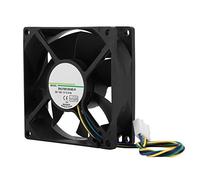 CPU Cooler per AMD/Intel, Ventola di Raffreddamento CPU 80mm, DC12V 4000RPM 38.55CFM 4pin PWM CPU Fan per PC Cases, CPU Coolers, Radiators System, Ventola CPU for Intel Cooler