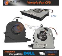 CPU Cooling Fan For Dell Inspiron 3580 3593 5570 5575 FX0M0, NPFW6, DC28000K8D0
