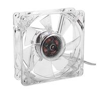 VBESTLIFE CPU Cooling Fan Transparent Cooling Fan Flashlight 8cm Speed 800 ± 10% RPM.