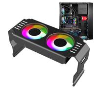 CPU Fan Cooler - 4PIN, 5 V-3 pin ARGB 12 V regolabile ARGB Light System, silenzioso doppio 120 mm Radiatore, ad alte prestazioni PC Heat Dissipation | Quiet Cooling Solution for Home Computer gamings