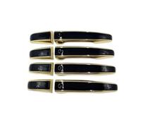 CPXCTZFZUB Per Sport Per Evoque Per Discovery 5 Rivestimento Della Maniglia Porta Esterna Maniglie esterne portiera dell'auto(Black+Gold Trim)