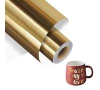 CPYJW Vinile Permanente,Vinile Termoadesivo Per Tessuti Pellicola Per Plotter Autoadesiva Adatto Per Regali Fai Da Te Tazze Finestre Ceramica Plastica Festa Di Compleanno
