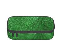 CPyuqw Astuccio con stampa di cupcake colorati, organizer multiuso per penne, materiale scolastico, cancelleria, trucco e uso ufficio, Glitter verde, Taglia unica, Zaino per la scuola