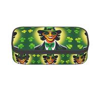 CPyuqw Astuccio con stampa sushi, organizer multiuso per penne, materiale scolastico, cancelleria, trucco e uso ufficio, Buon San Patrizio, Taglia unica, Zaino per la scuola