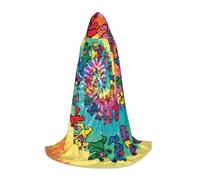 CPyuqw L Halloween Capo con cappuccio - Unisex Ballando orso del Ringraziamento Stampa Cosplay Robe per Víspera de Todos los Santos, festa, Carnevale