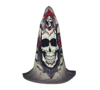 CPyuqw L Halloween Capo con cappuccio - Unisex Skull Yoga Stampa Cosplay Robe per Víspera de Todos los Santos, Party, Carnevale
