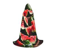 CPyuqw S Halloween Capo con cappuccio - Unisex anguria frutta fresca stampa Cosplay Robe per Víspera de Todos los Santos, festa, Carnevale