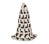 CPyuqw S Halloween Capo con cappuccio - Unisex Cute Dog Print Cosplay Robe per Víspera de Todos los Santos, Party, Carnevale