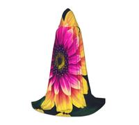 CPyuqw S Halloween Capo con cappuccio - Unisex Retro fiore Stampa Cosplay Robe per Víspera de Todos los Santos, festa, Carnevale