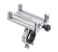 CPZPMFMKBG Navigation Mount Replacement Per 2,3-3,4 Pollici Largo Telefono Moto Supporto GPS Navigatore Staffa Universali Manubrio Cavalletto Cellulare(Argento)