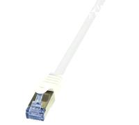 CQ3091S Patch cord S/FTP 6a Line Cu LSZH bianco 10 m 26AWG LOGILINK