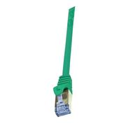 CQ3095S Patch cord S/FTP 6a Line Cu LSZH verde 10 m 26AWG LOGILINK