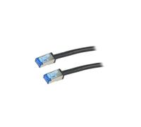 CQ7063S Patch cord S/FTP 6a Line Cu PE nero3 metri26AWG LOGILINK