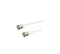 CQ9051S Patch cord U/FTP 6a Line Cu TPE bianco L: 2 m ignaro LOGILINK