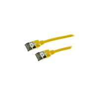 CQ9057S Patch cord U/FTP 6a Line Cu TPE giallo L: 2m antiradiazioni LOGILINK